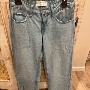 Hollister Women's Straight Leg Light Blue Jeans